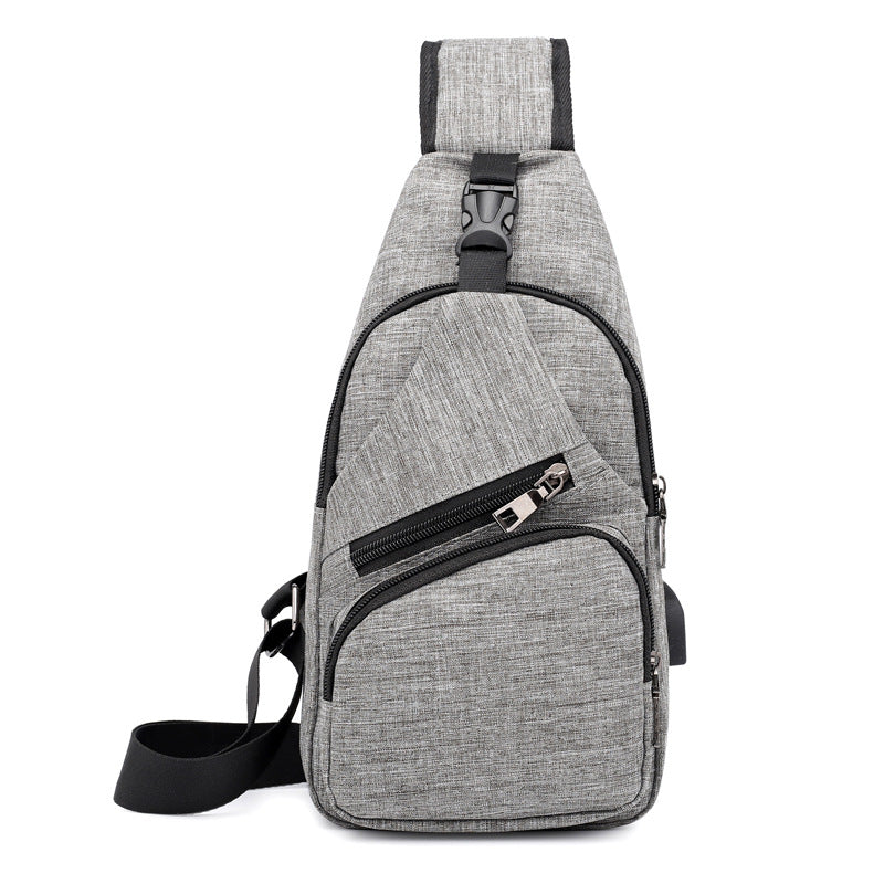 Lior Shoulder Crossbody Backpack With USB Cable