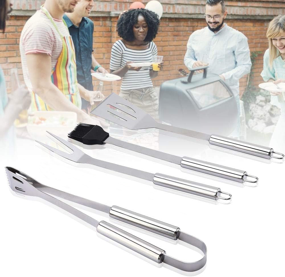 4 Piece Tool Set Stainless Steel Grill Accessories