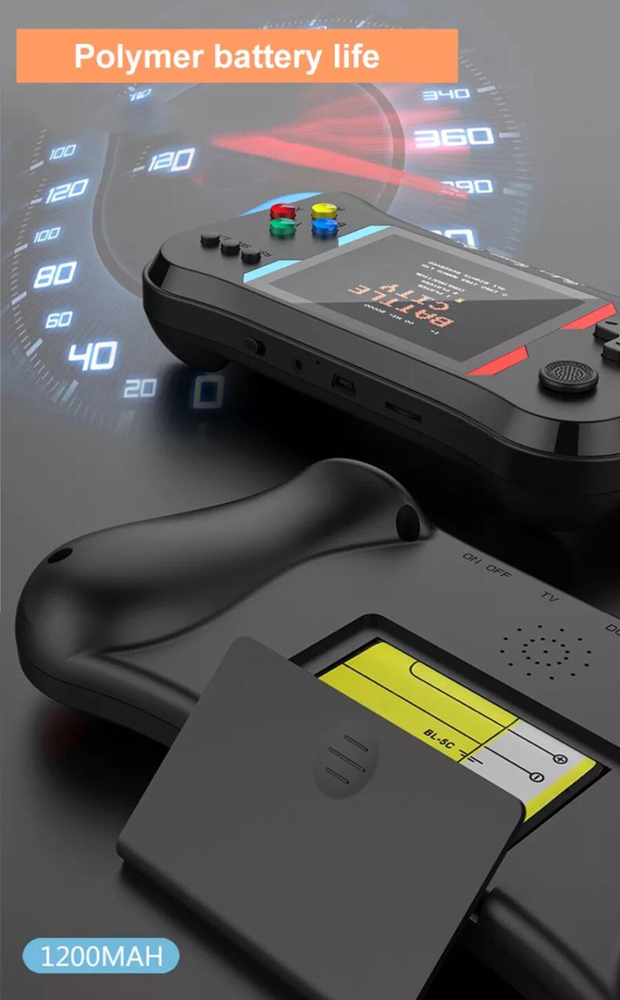 X7M Handheld Game Console With A 3.5-inch Screen For Two Players And a Retro 500 in 1 sup Game Vonsole Handheld