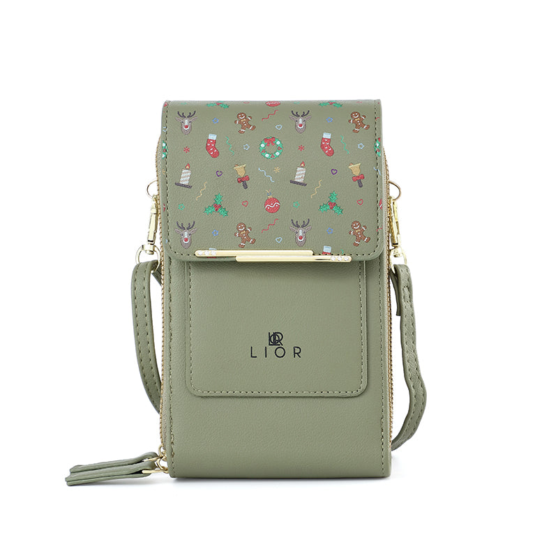 Lior Women's Christmas Crossbody Shoulder Bag