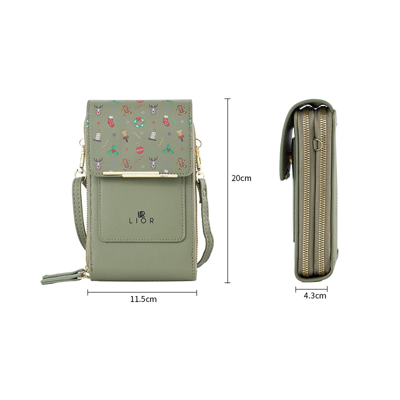 Lior Women's Christmas Crossbody Shoulder Bag