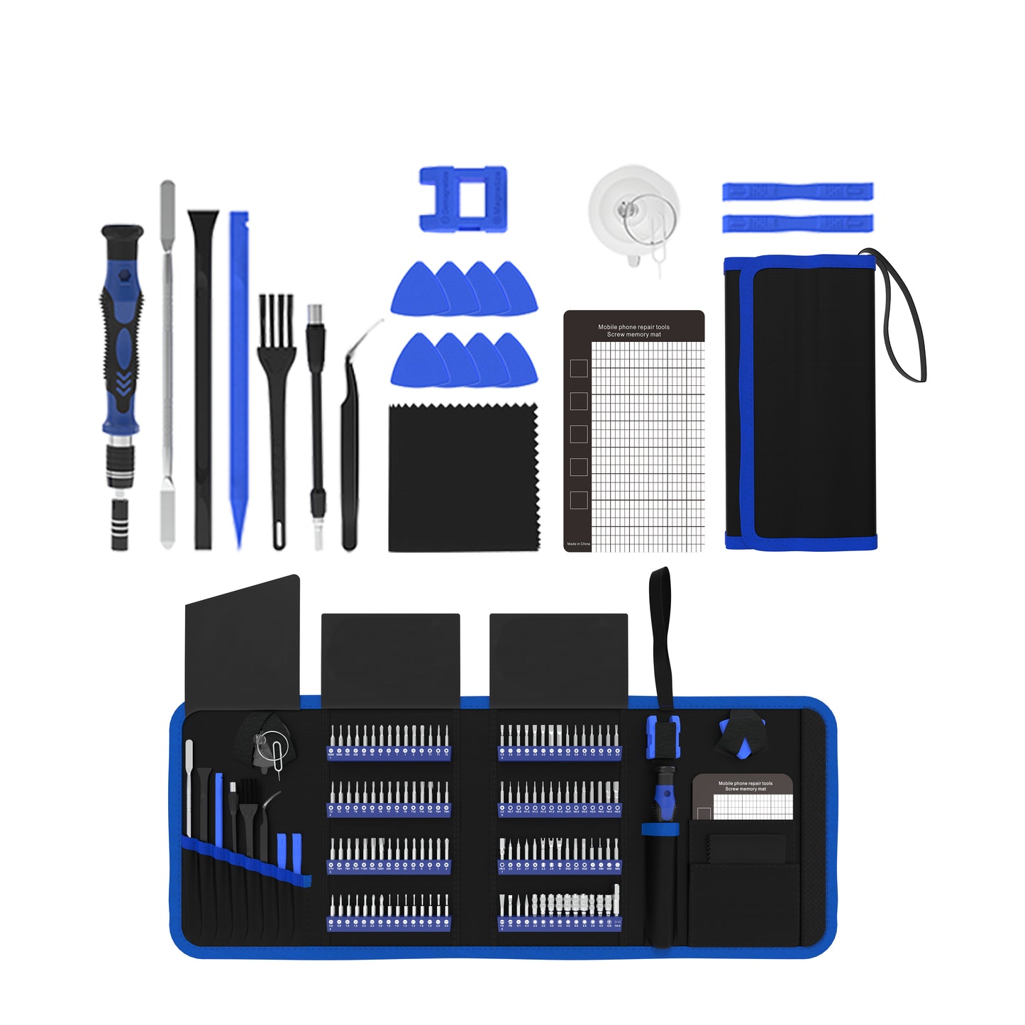 Electronics Precision Screwdriver Sets 142-Piece with 120 Bits Magnetic Repair