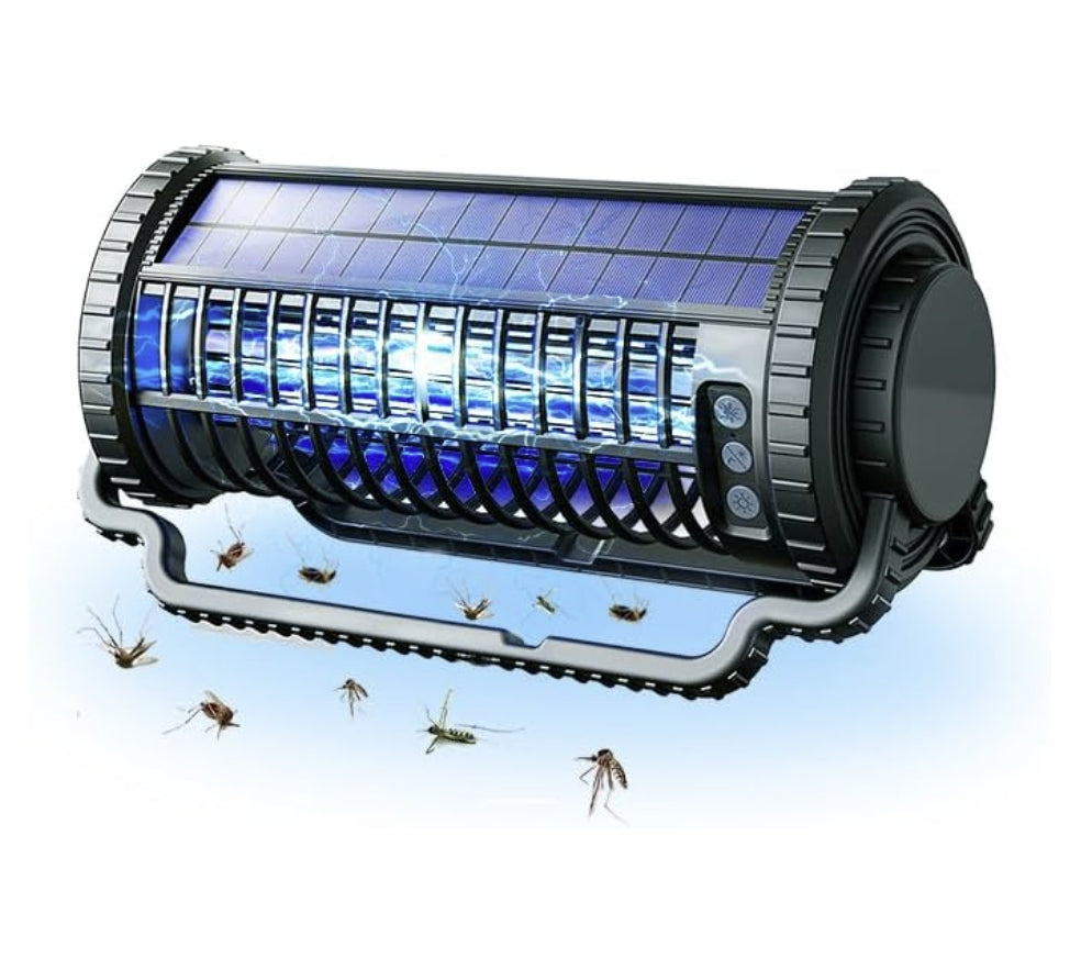 Solar Bug Zapper Outdoor, 4800V Effective Mosquito Zapper Indoor