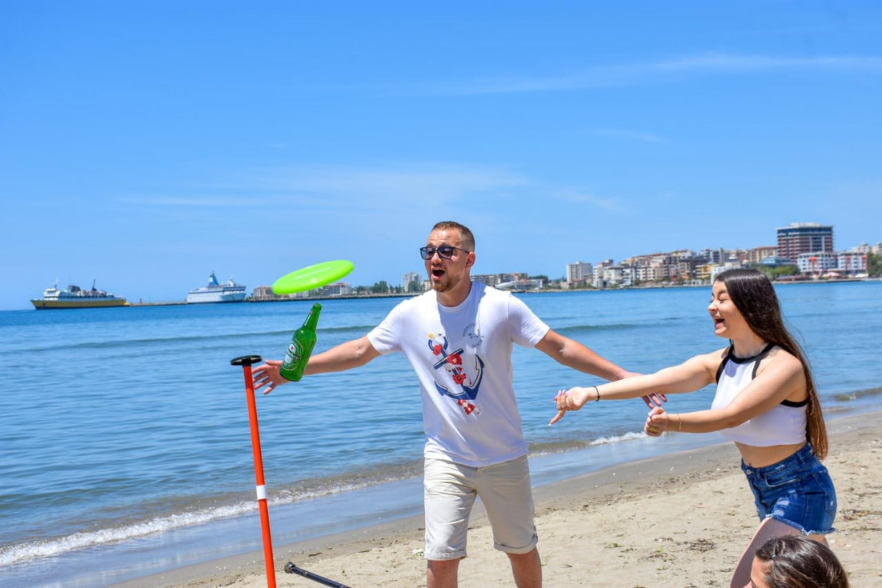 Back Yard Games for Adults and Kids, Fun and Interactive Toss Frisbee Game
