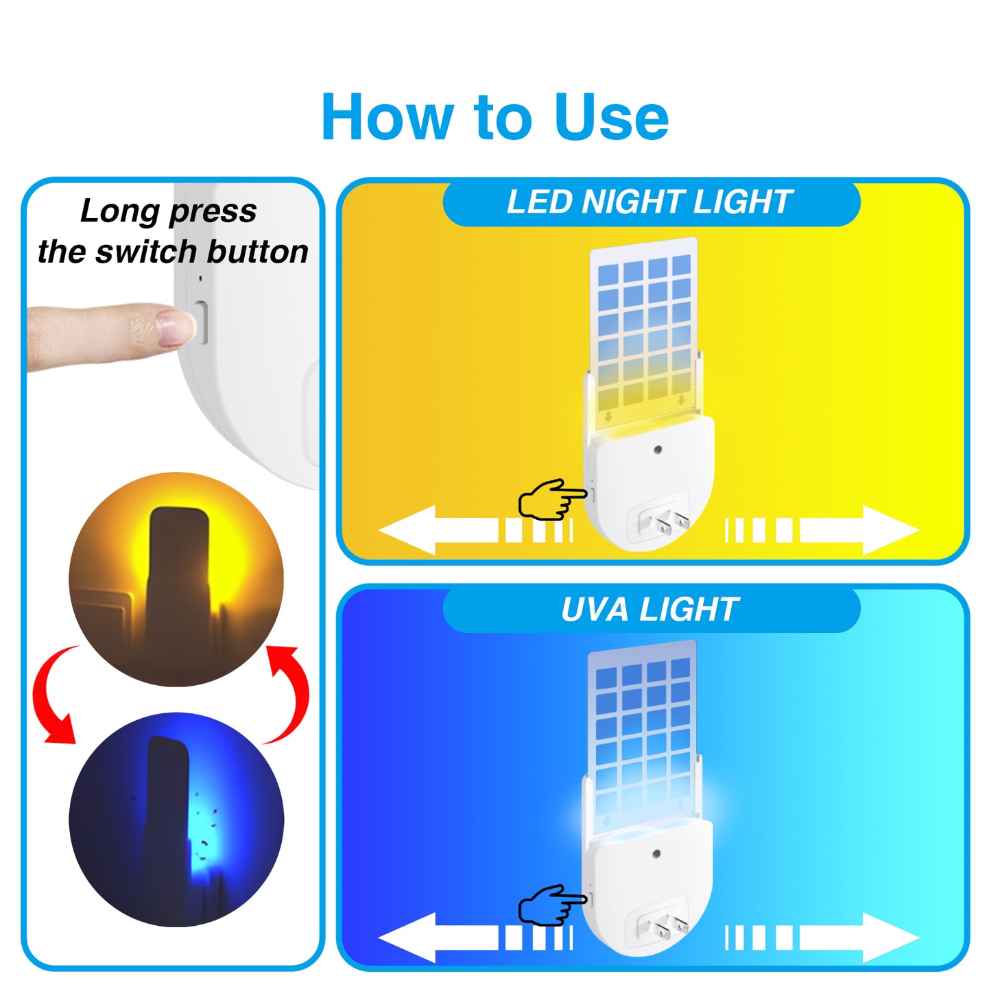 Flying Insect Trap Plug-in Mosquito Killer Indoor