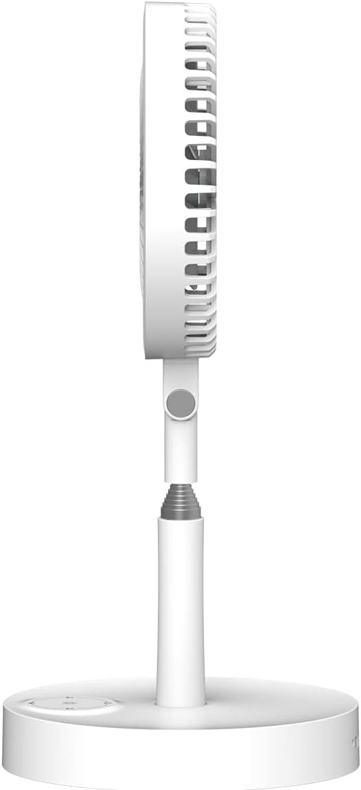 AirLit: The Ultimate Portable Smart Desk Fan, Mirror, and Ring Light - App-Controlled, Flexible, and Voice-Enabled.