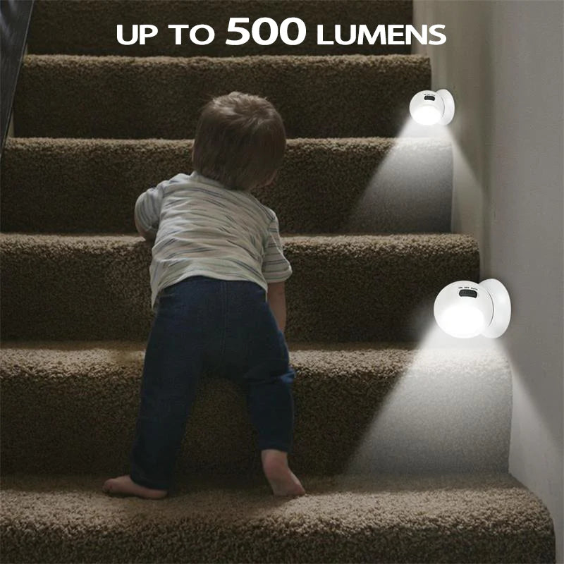 2 Pack 500 Lumens Motion Sensor Night Light