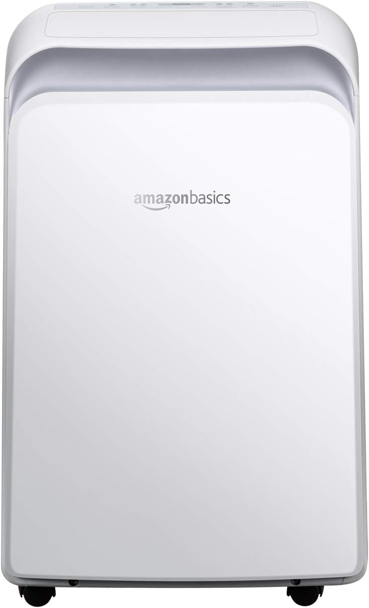 Amazon Basics Portable Air Conditioner with Remote - Cools 550 Square Feet, 12,000 BTU ASHARE / 8000 BTU SACC