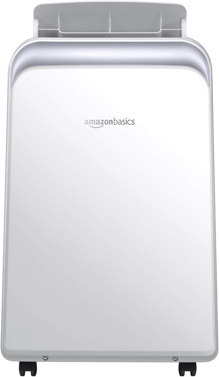 Amazon Basics Portable Air Conditioner with Remote - Cools 550 Square Feet, 12,000 BTU ASHARE / 8000 BTU SACC