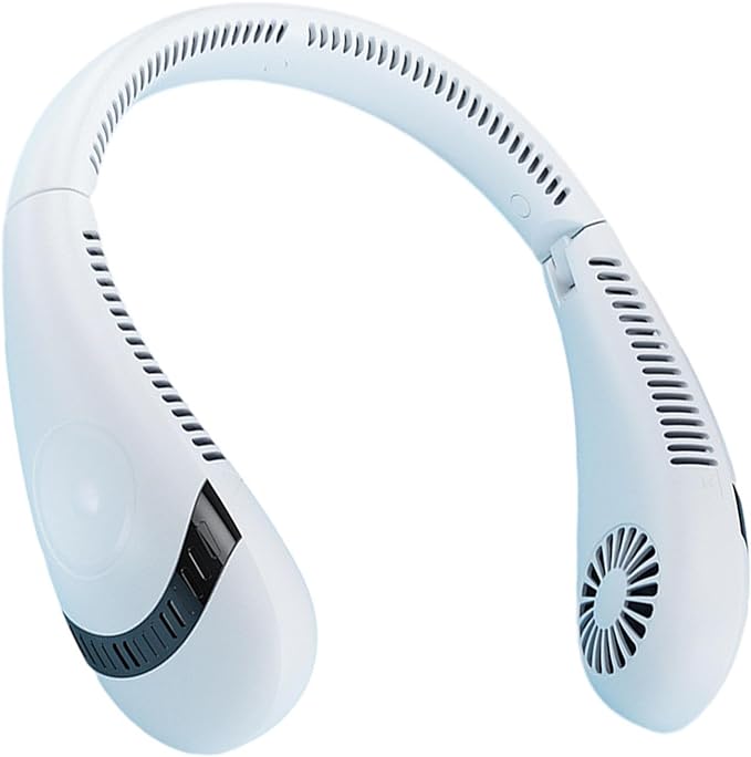Portable Neck Fan – Rechargeable – 5000 mAh – 18 Hours Running Time – 3 Adjustable Speeds