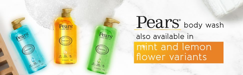 6 Pack Pears Body Wash Set-500ml