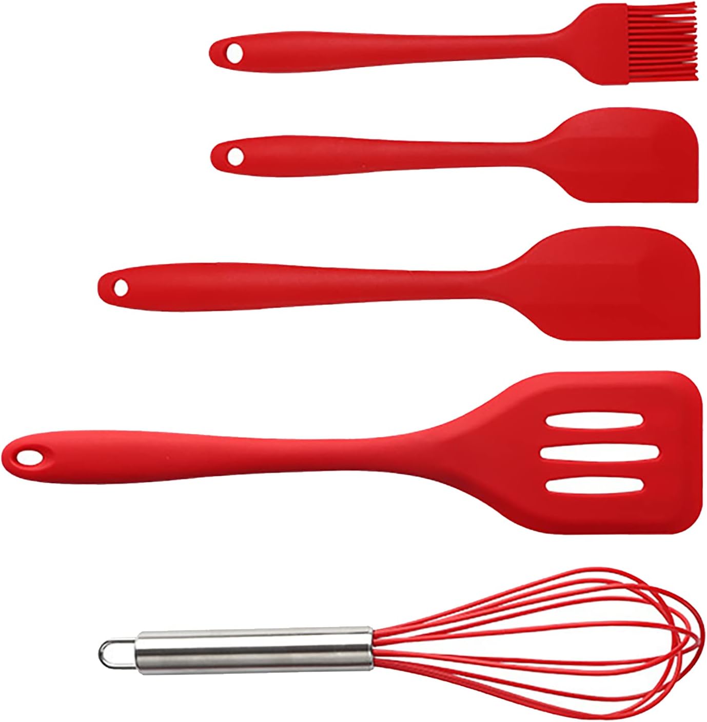 5 Pack Silicone Cooking Utensil Sets Heat Resistant