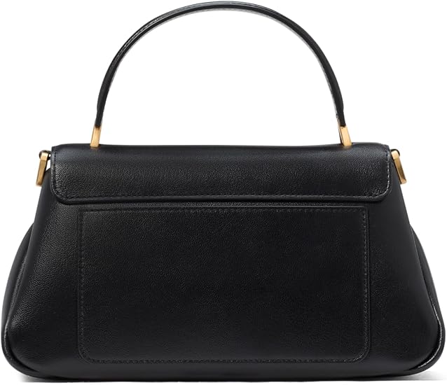 kate spade new york Grace Fine Leather Small Top Handle Bag, Black