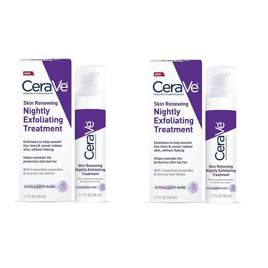 2 Pack Skin Renewing Nightly Exfoliating Treatment