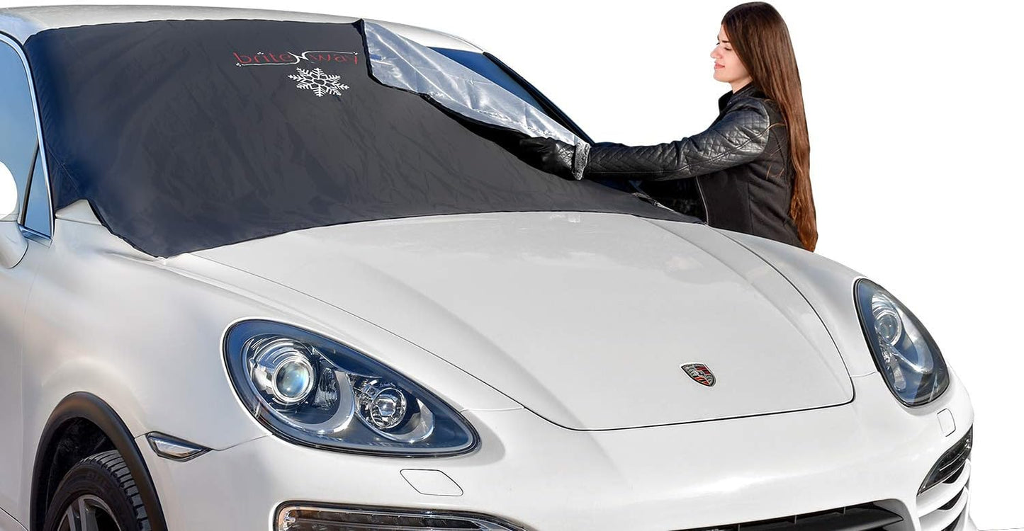 BRITENWAY Windshield Cover for Ice and Snow - Wiper Protector