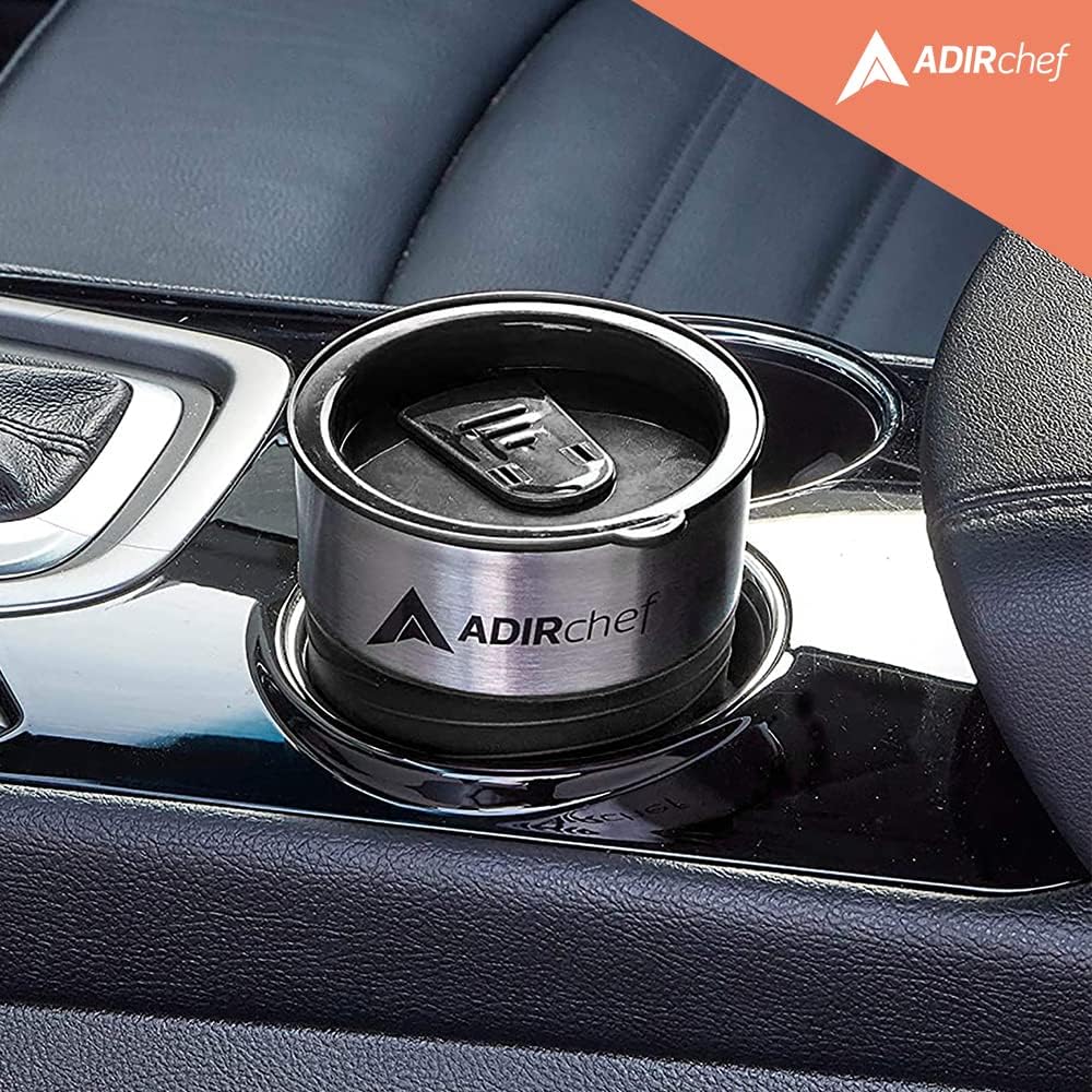 AdirChef Travel Coffee Mug 15 Oz - Insulated BPA Free Stainless Steel Vacuum Tumbler