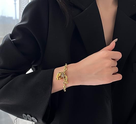 Women's Toggle Charm Bracelet