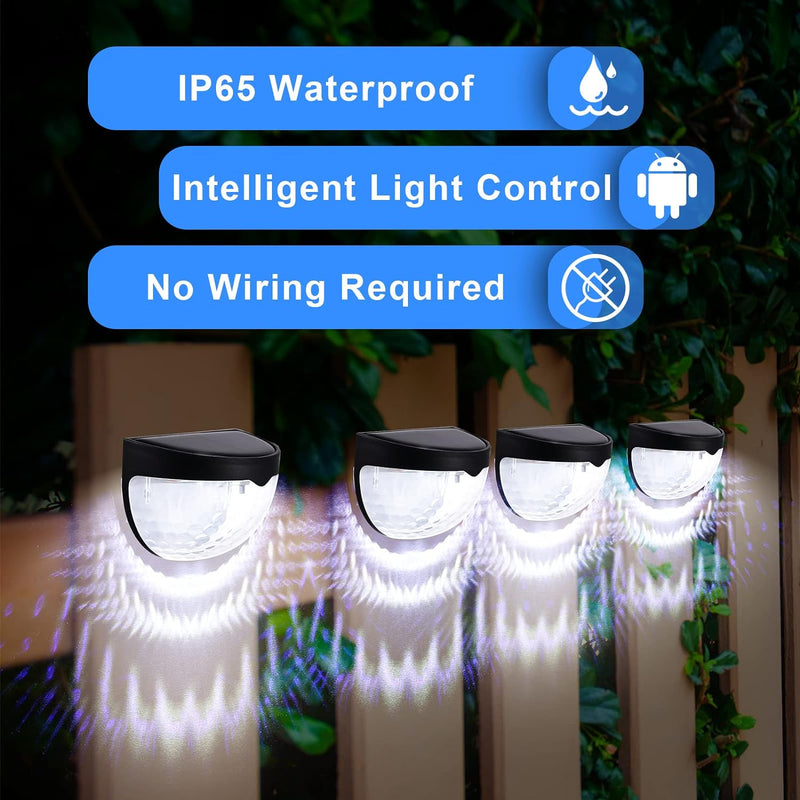 6 Pack Solar Powered Waterproof Lights