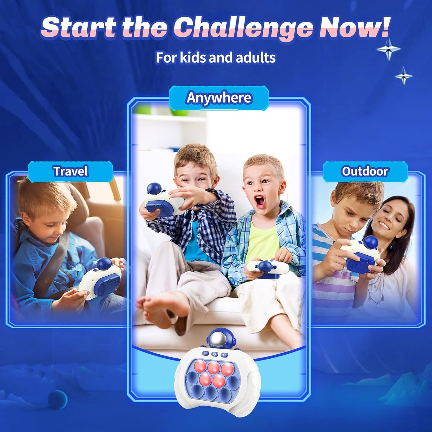 Pop Fidget Toys Quick Push Game for Kids Adults