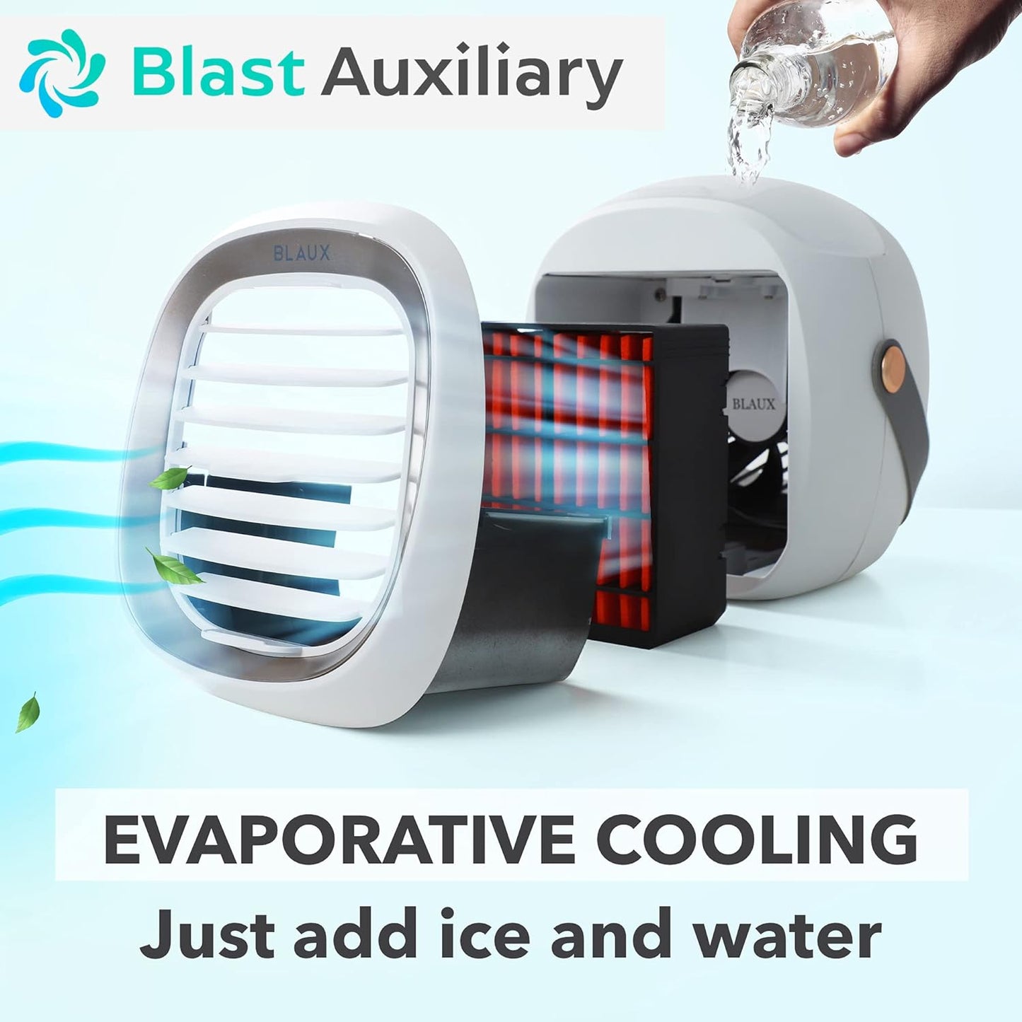 BLAUX Evaporative Air Cooler G2 - Blast Auxiliary Personal Cooler