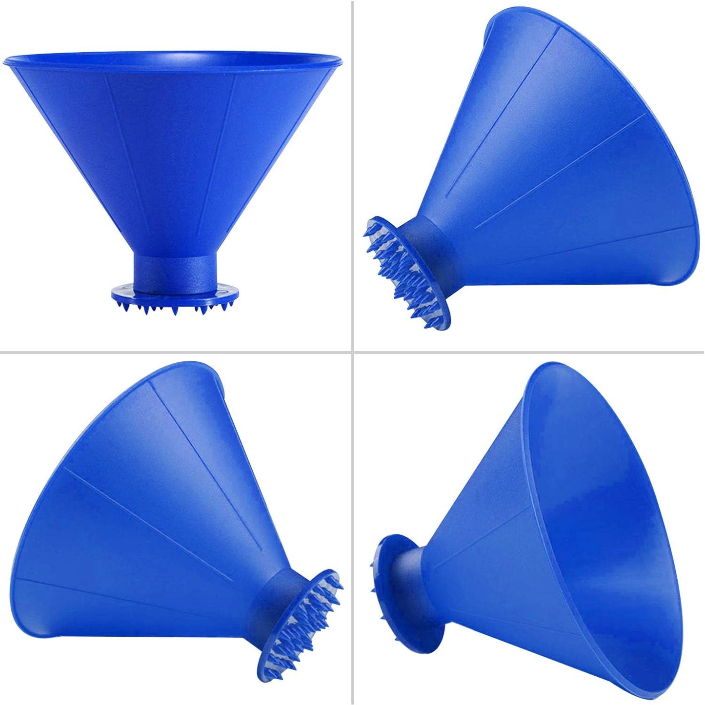 4-Pack Magical Ice Scrapers, Funnel Snow Scrapee for Car Windshield, Frost Removal Cleaning Tool