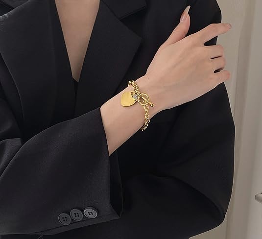 Women's Toggle Charm Bracelet