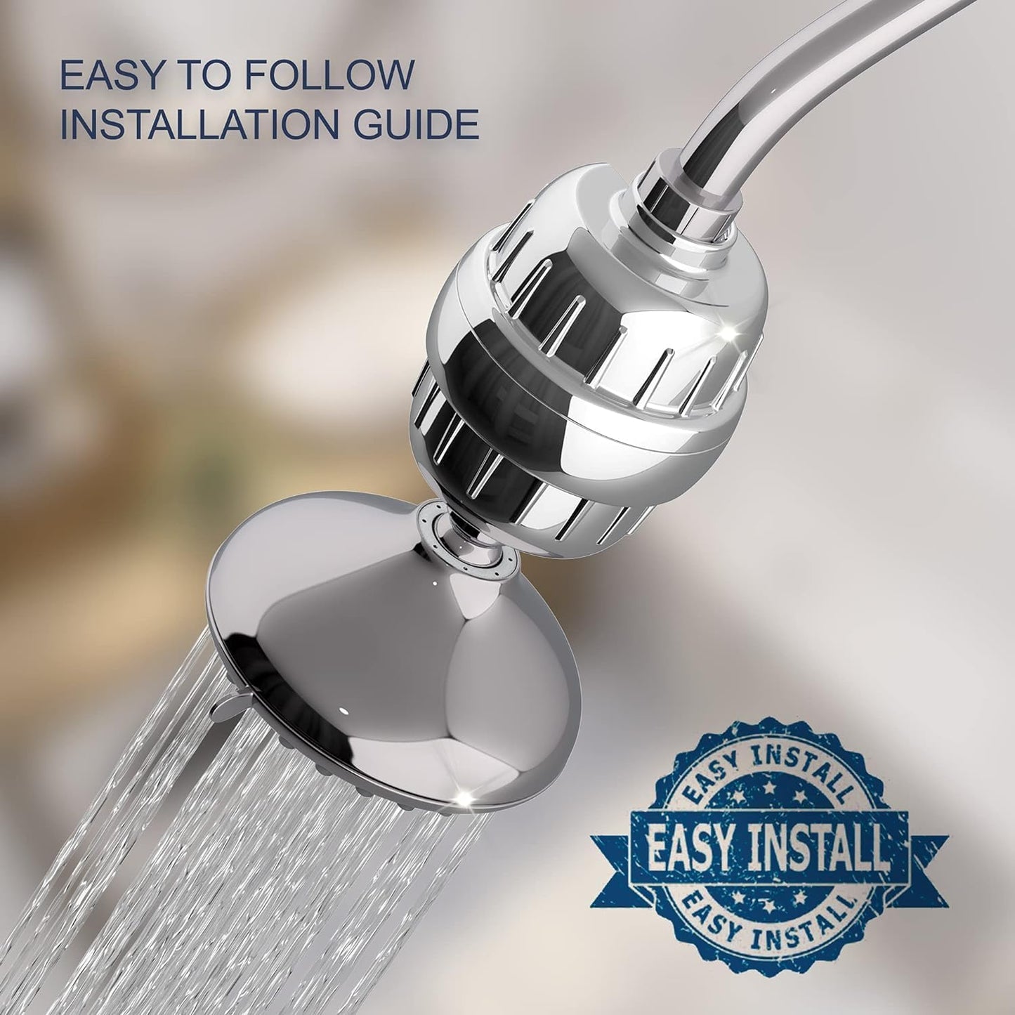 Aqua Earth Shower Head Filter For Hard Water