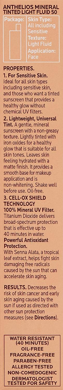 La Roche Posay Anthelios Tinted Mineral Sunscreen- 1.7 Ounces