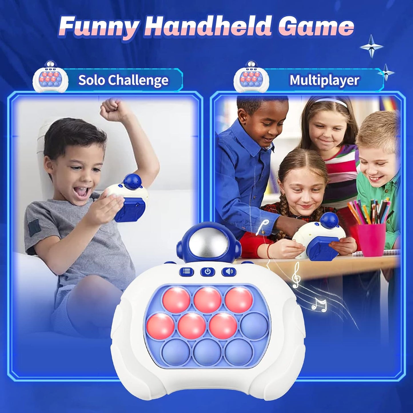 Pop Fidget Toys Quick Push Game for Kids Adults