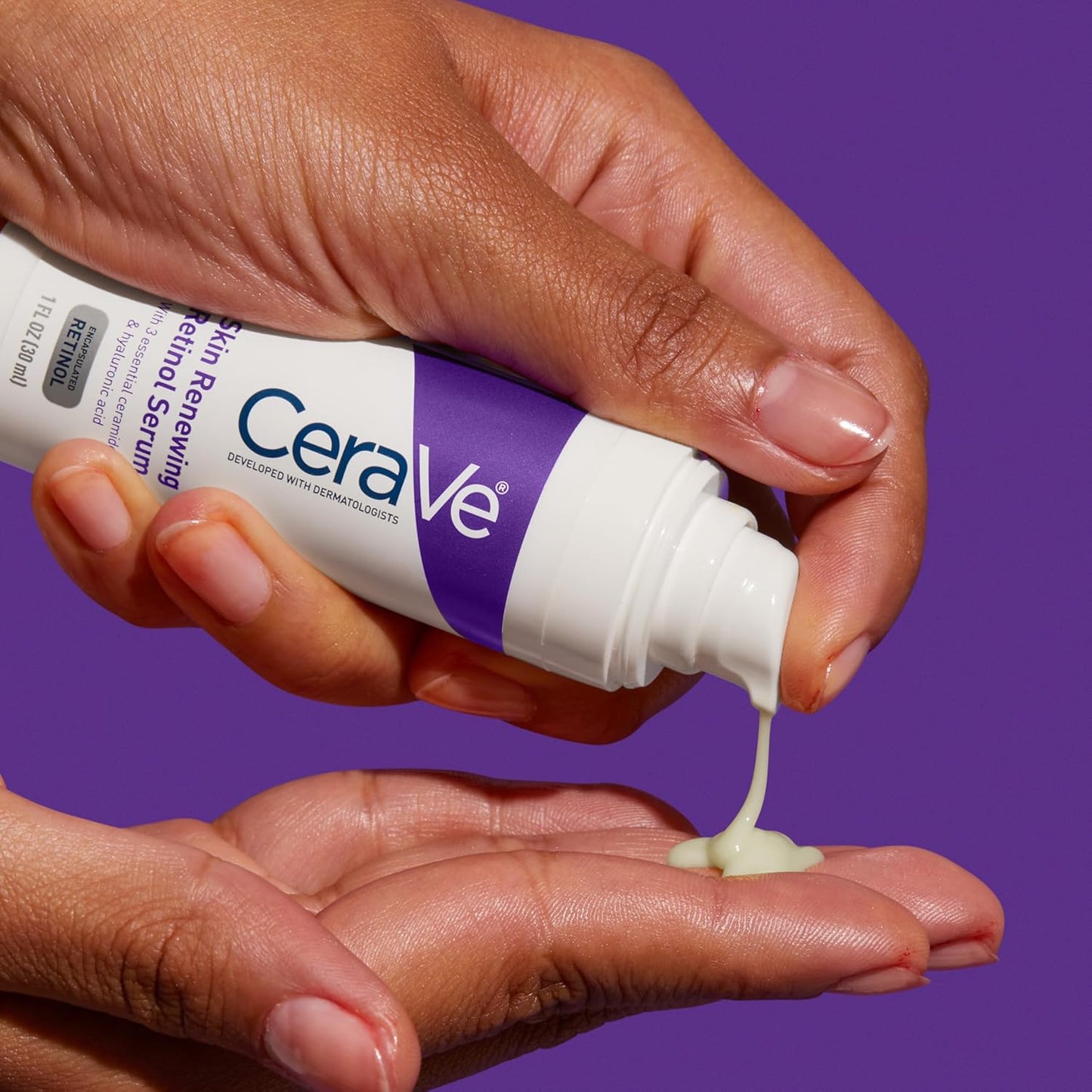 2 Pack CeraVe Anti Aging Retinol Serum For Face,1 OZ