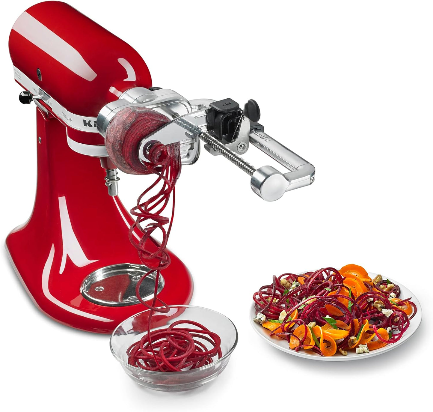 KitchenAid Spiralizer Plus Attachment with Peel, Core and Slice, Silver