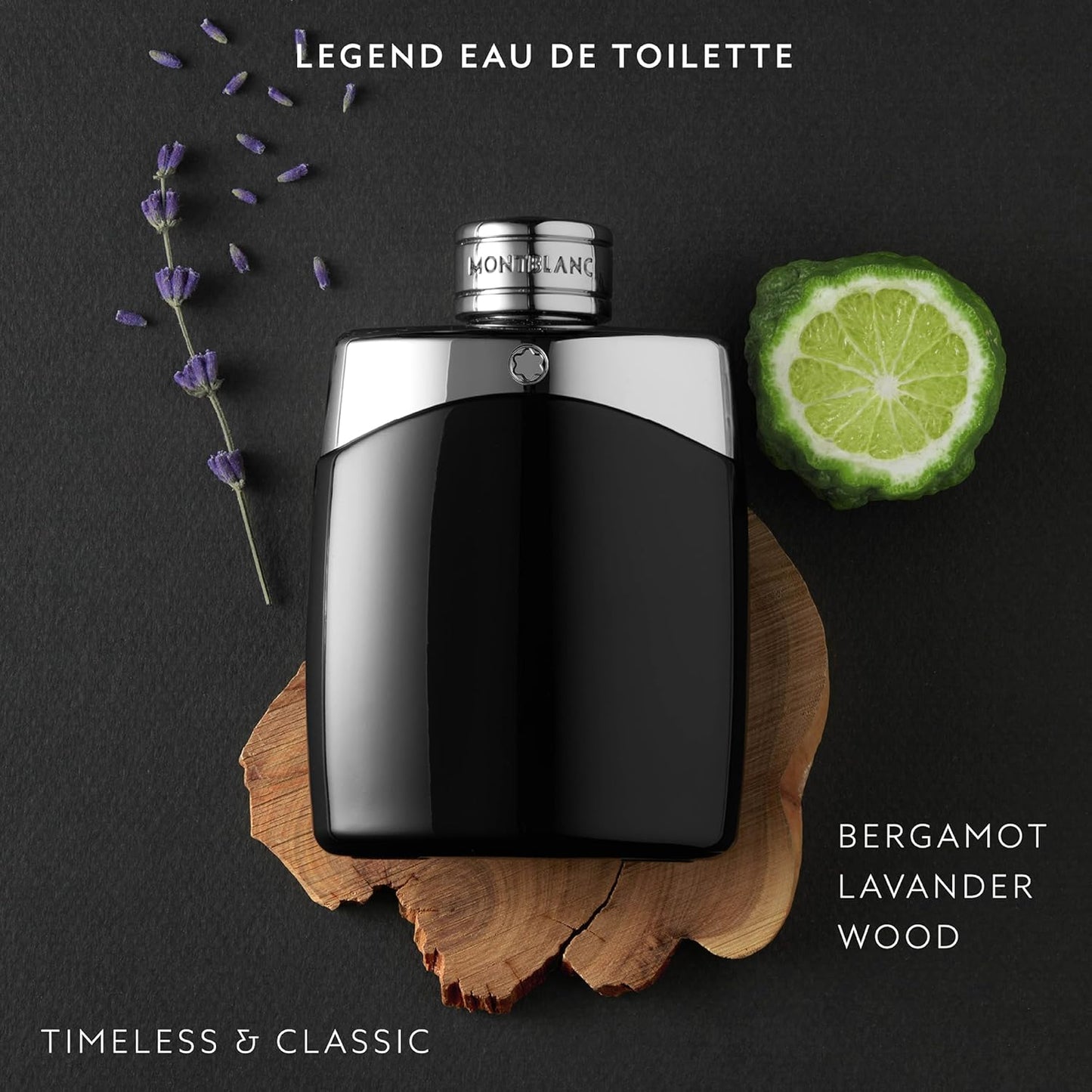 MONTBLANC - Legend Eau de Toilette - Men's Fragrance - Fresh & Fougere - With notes of Bergamot, Jasmine & Sandalwood 3.3 Fl Oz