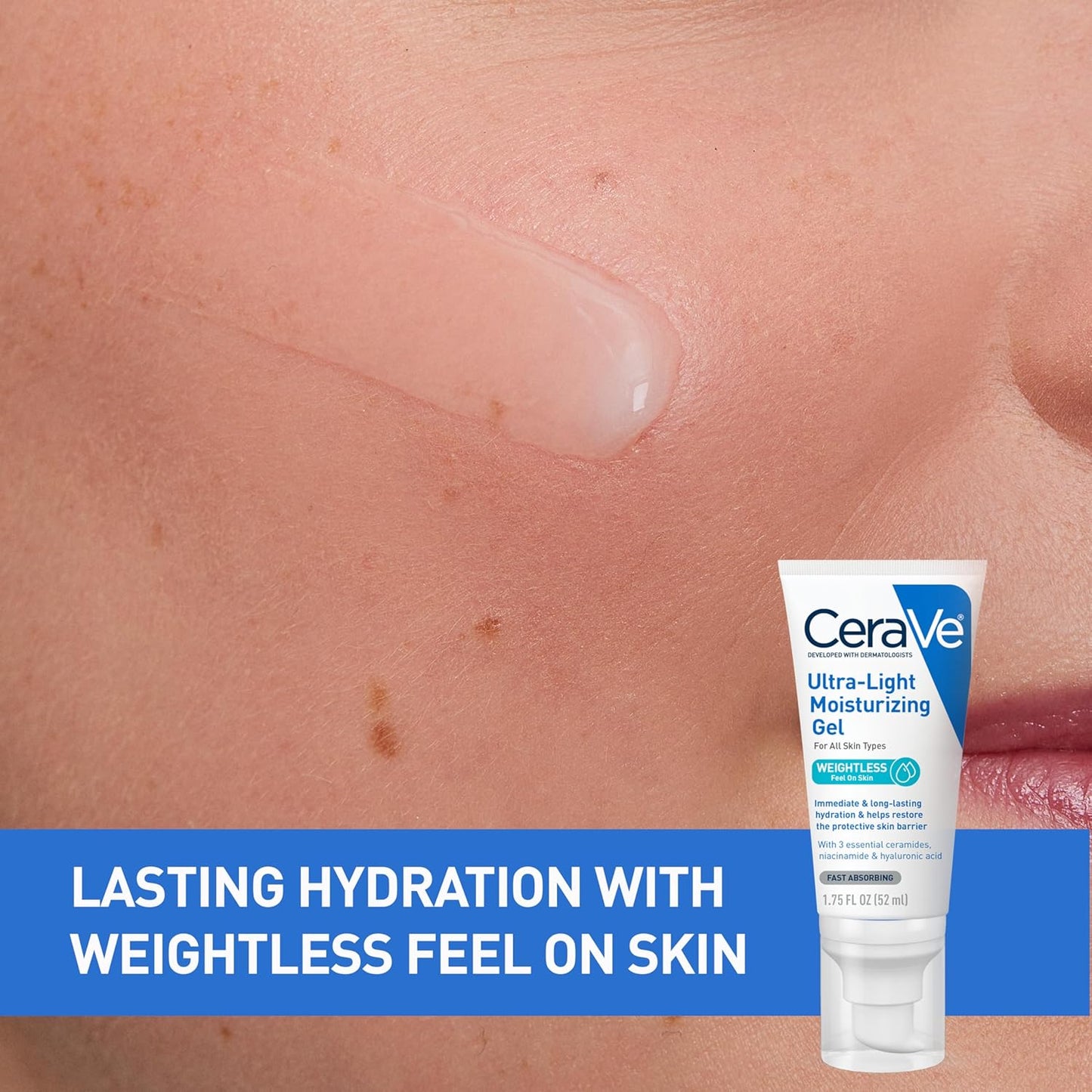 2 Pack CeraVe Ultra-Light Moisturizing Gel 1oz