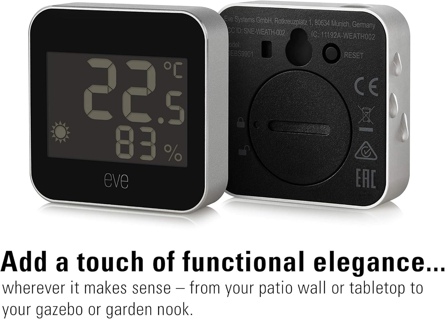 Eve Weather - Connected Weather Station with Apple HomeKit Technology