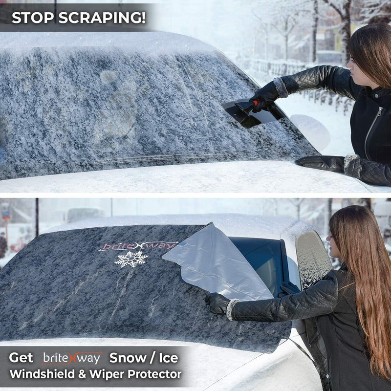 BRITENWAY Windshield Cover for Ice and Snow - Wiper Protector
