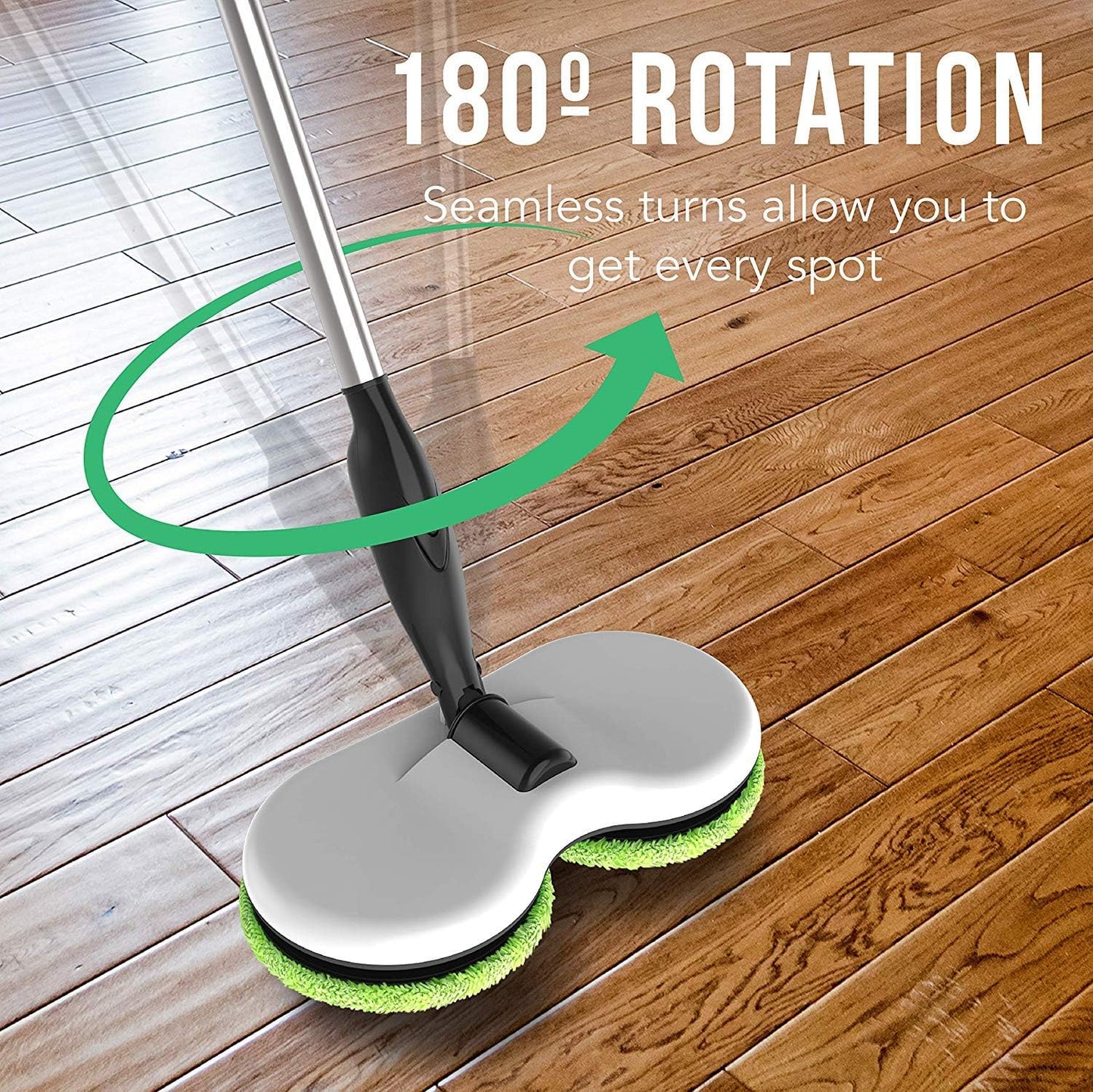 Gladwell Cordless Rechargeable Electric Mop, Floor Cleaner and Scrubber