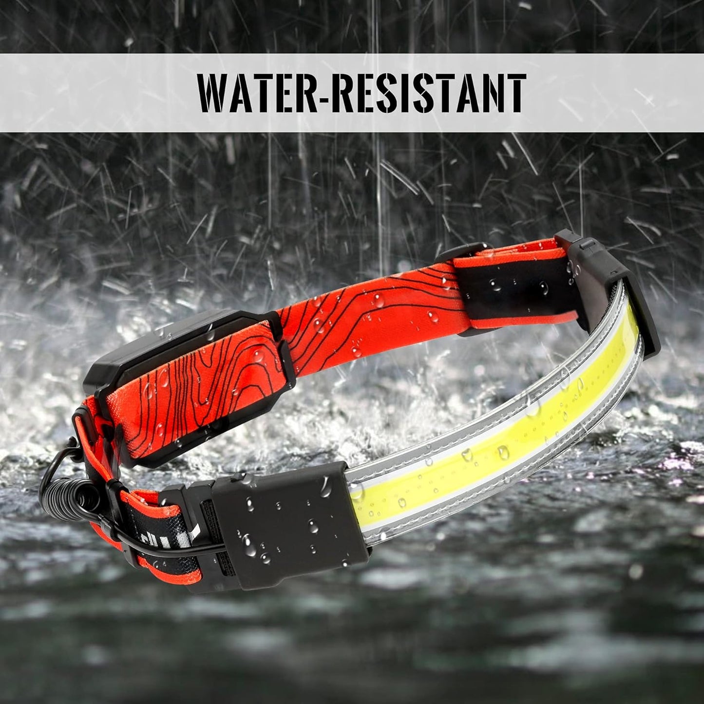 2 Pack Adelante LED Headlamp Flashlight, 1000LM