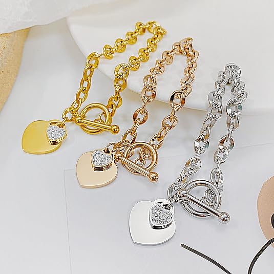 Women's Toggle Charm Bracelet