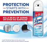 Lysol Disinfectant Spray - `To Go` - Crisp Linen, 1.5 Oz (Pack of 6)