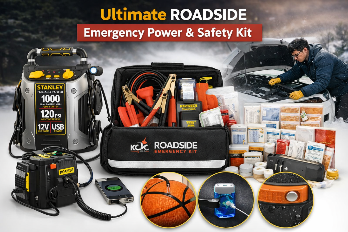 Ultimate Roadside Emergency Power & Safety Kit