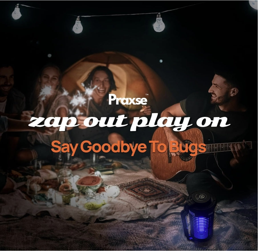 Solar Bug Zapper Outdoor, 4800V Effective Mosquito Zapper Indoor