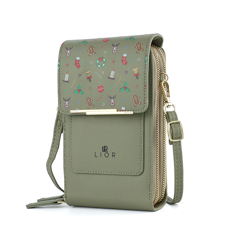 Lior Women's Christmas Crossbody Shoulder Bag