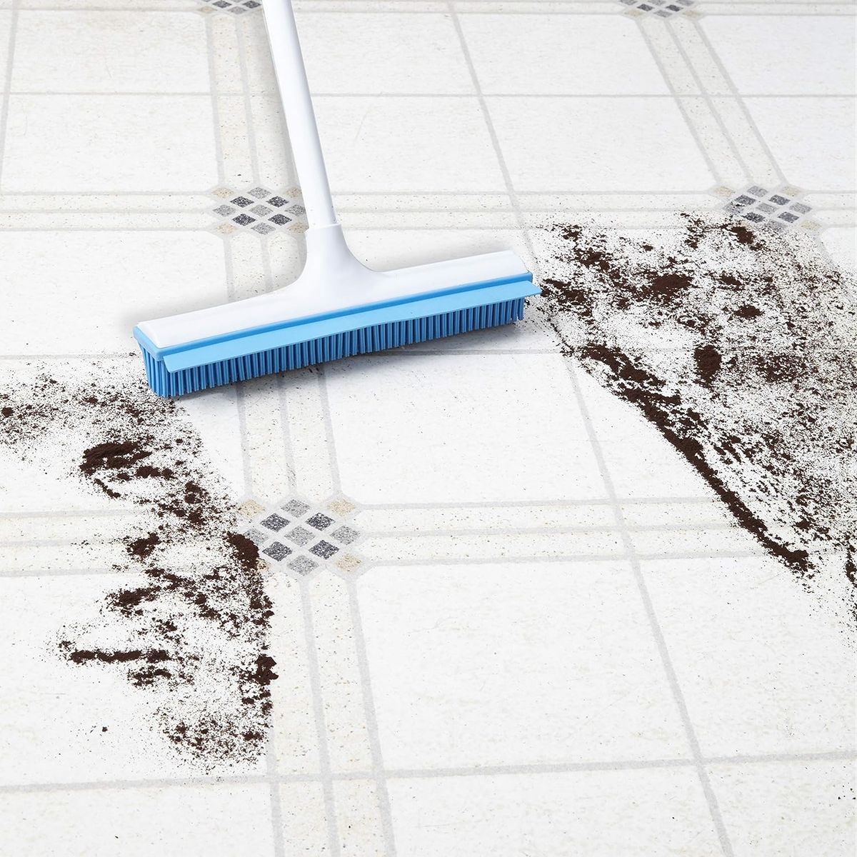 X-Broom - All-Purpose Rubber Bristle Carpet Broom