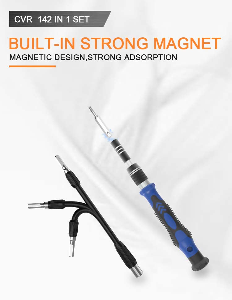 Electronics Precision Screwdriver Sets 142-Piece with 120 Bits Magnetic Repair