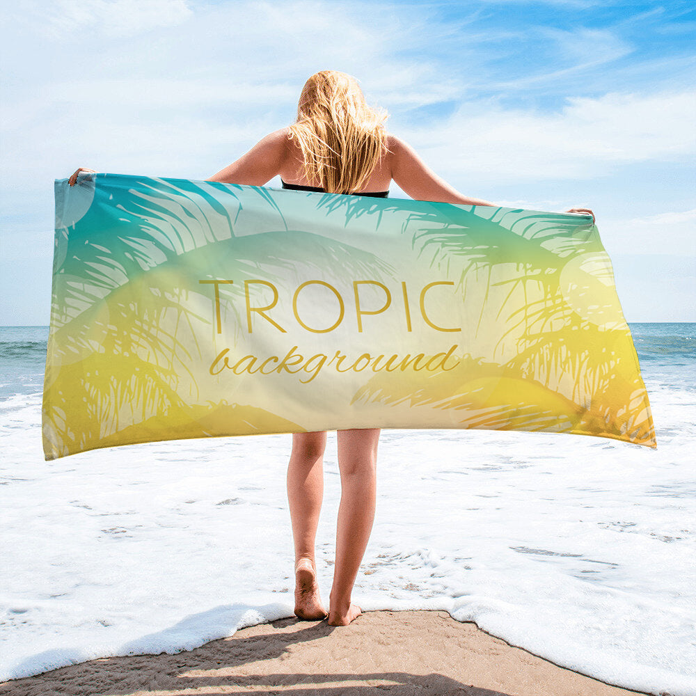 2 In 1 Windproof Beach Backpack Towel