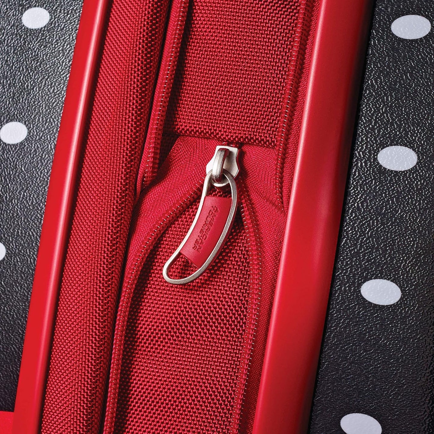 American Tourister Disney Hardside Luggage with Spinner Wheels, Minnie Mouse Red Bow, 2-Piece Set (21/28)