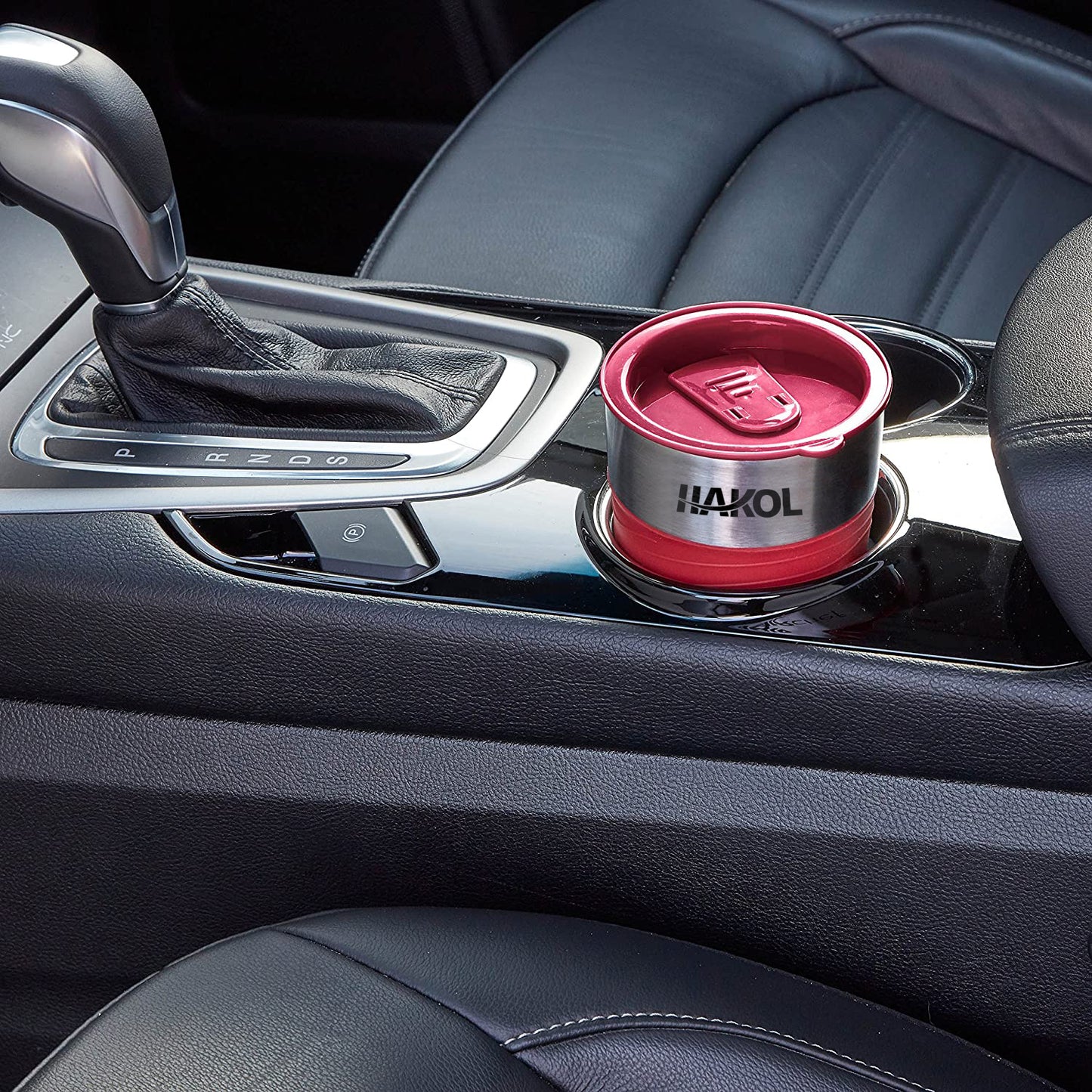 Hakol Mini Travel Single Serve Coffee Maker & 15 oz. Travel Mug Coffee Tumble