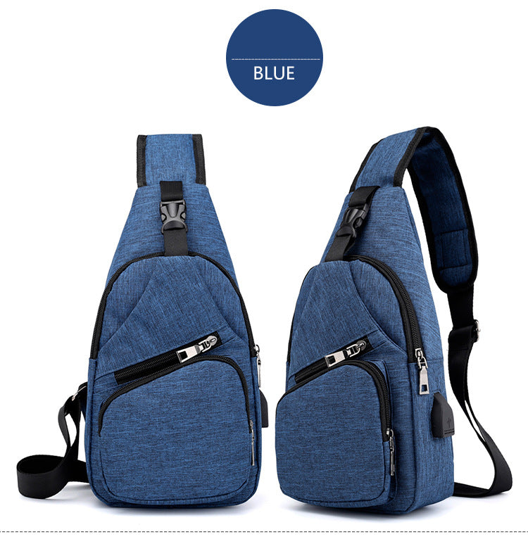 Lior Shoulder Crossbody Backpack With USB Cable