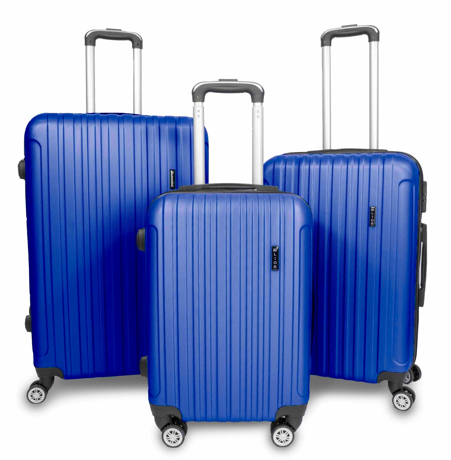 LIOR 3 Piece Set Luggage Sets Suitcase Hardshell Lightweight Spinner Wheels