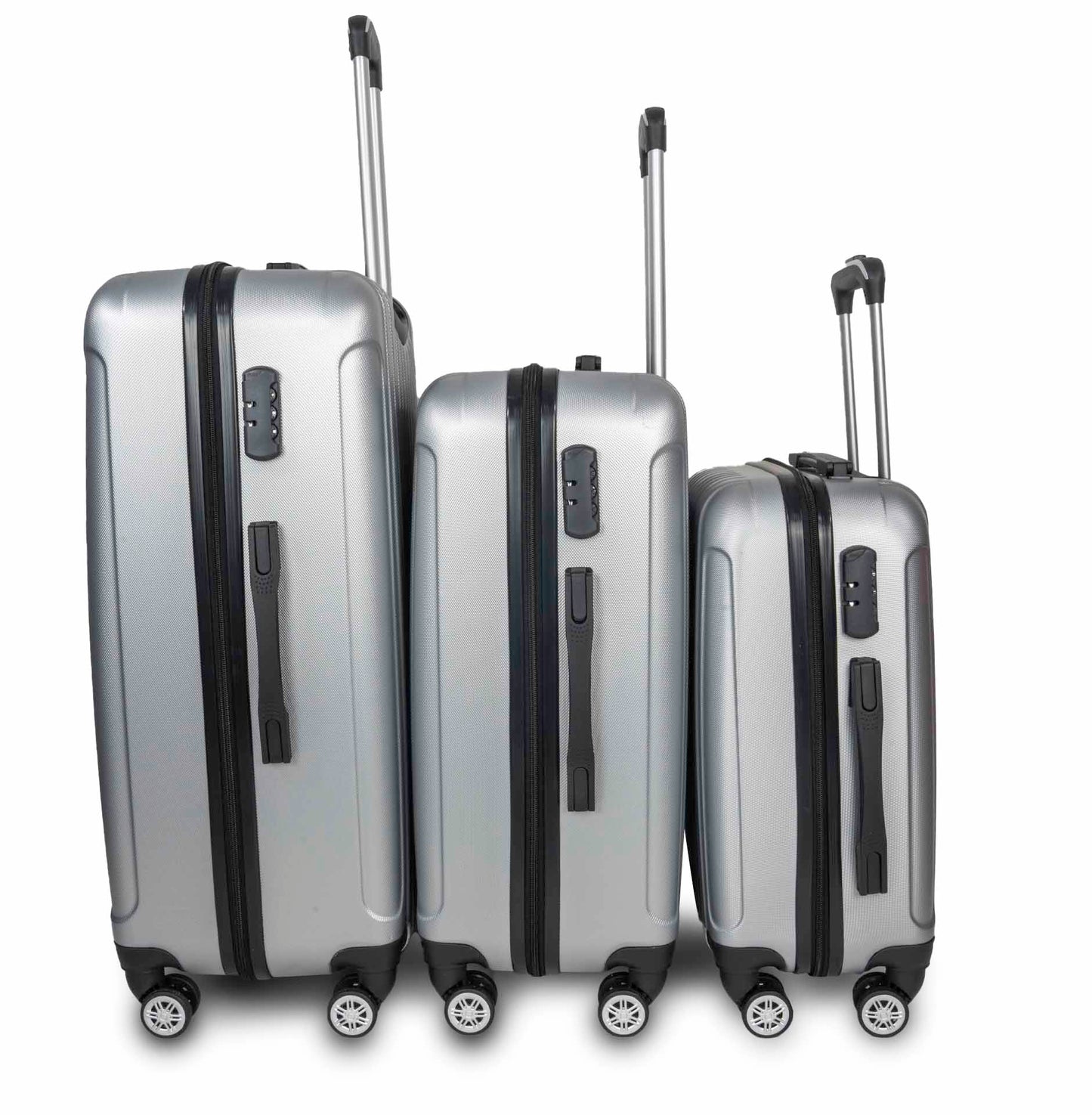 LIOR 3 Piece Set Luggage Sets Suitcase Hardshell Lightweight Spinner Wheels